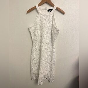Lulu's White Lace Dress